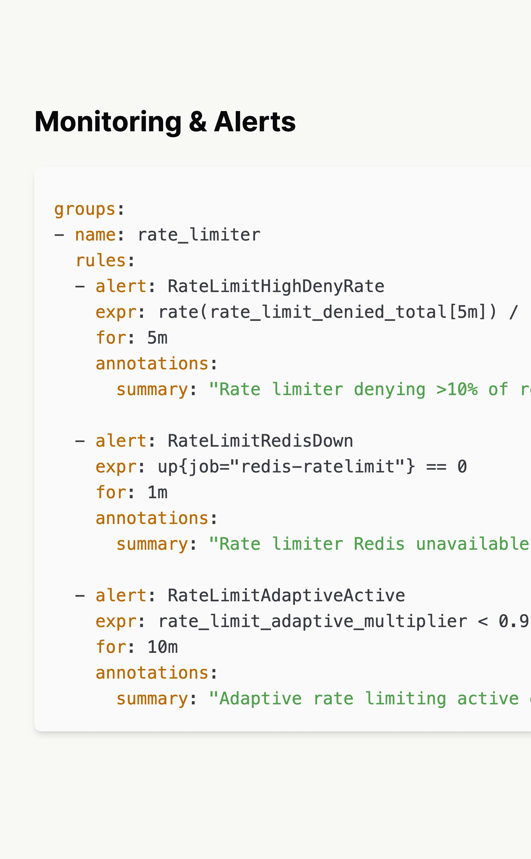 Ensure safe deployment to production