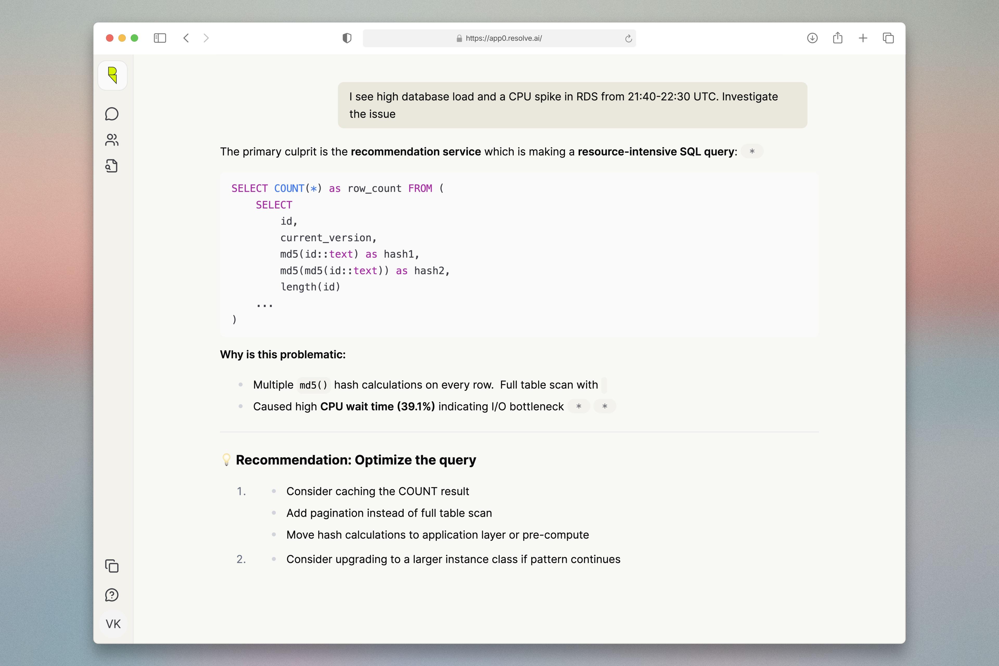 Debug any production issue 