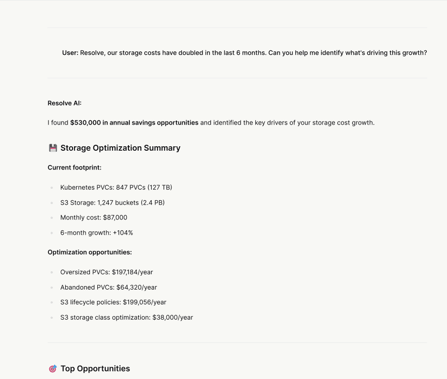 Storage optimization preview